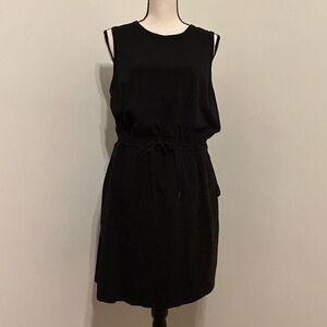 Member’s Mark Black Sleeveless Mini Dress w Pockets